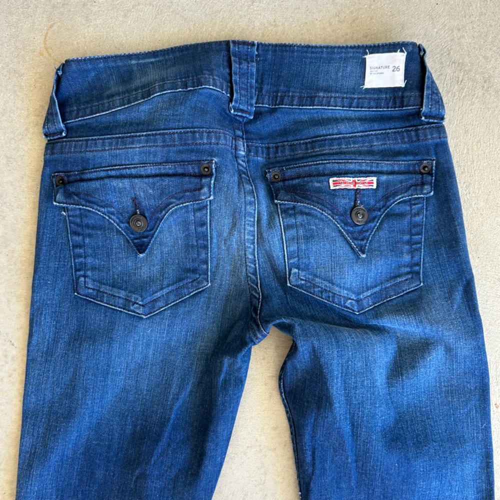 Hudson Signature Bootcut Women's Blue Jeans Size 26 - Picture 3 of 10